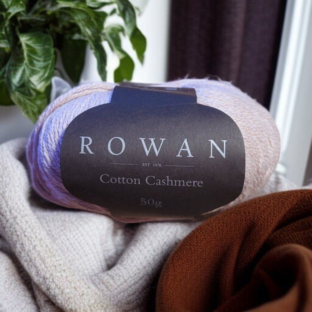 Rowan Cotton Cashmere Yarn in Pearly Pink